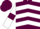 Silk - Maroon, White chevrons, White sleeves, Maroon armlets and cap