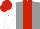 Silk - Grey, red stripe, white sleeves, red cap