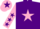 Silk - Purple, Pink star, Pink sleeves, Purple stars, Pink cap, Purple star