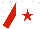 Silk - White body, red star, red arms, white cap