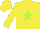 Silk - Yellow, lime green star