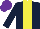 Silk - Dark blue, yellow panel, purple cap