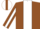 Silk - Brown, White stripe