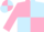 Silk - Pink and Light Blue (quartered), Pink sleeves