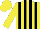 Silk - Yellow , black stripes