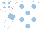 Silk - White, Light Blue spots, armlets and spots on cap