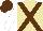 Silk - Beige body, brown cross sashes, white arms, brown cap