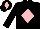 Silk - Black, pink diamond, black with pink diamond cap