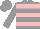 Silk - Grey body, pink hooped, grey arms, grey cap