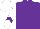 Silk - Purple, purple chevron on white sleeves, white cap