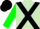 Silk - LIGHT GREEN, black cross belts, lt. green sleeves, black cap, lt.green star