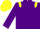 Silk - Purple, Yellow epaulets, Yellow cap