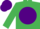 Silk - Emerald Green, Purple disc, Purple cap