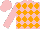 Silk - Pink and orange diamonds