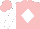 Silk - Pink, white diamond, white sleeves, pink cap