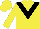 Silk - Yellow, black chevron on front, 'lucky' on back