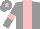 Silk - Grey body, pink stripe, grey arms, pink armlets, grey cap, pink star