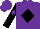 Silk - Purple, black diamond, purple diamond on black sleeves