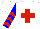 Silk - White, Red Cross, Blue & Red Chevrons on Sleeves, White Cap