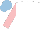 Silk - White, pink stars on body and sleeves, light blue cap