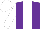Silk - Purple, white stripe, sleeves, white cap