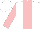 Silk - White, pink stripe, sleeves, white cap