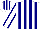 Silk - White, navy blue stripes, white sleeves, navy blue seams,  striped cap