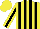 Silk - Yellow, black stripes, yellow sleeves, black stripe, yellow cap