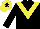Silk - Black body, yellow chevron, black arms, yellow cap, black star