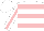 Silk - White, pink hoops, stripe sleeves, white cap