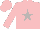 Silk - Pink, light grey star