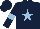 Silk - Dark blue, light blue star and armlets