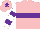Silk - Pink, purple hoop, white and purple hooped sleeves, pink cap, purple star