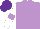 Silk - Mauve body, white arms, mauve armlets, purple cap