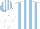 Silk - White and Light Blue stripes, White sleeves, Striped cap