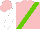 Silk - Pink, light green sash, white sleeves, pink cap