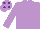 Silk - Mauve, mauve cap, purple spots