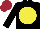 Silk - Black, yellow disc, maroon cap