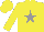 Silk - Yellow, grey star, yellow cap