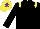 Silk - Black, yellow epaulettes, yellow cap, purple star