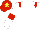 Silk - White, red epaulettes, red armlet, red cap, yellow star