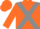 Silk - Orange, Grey cross belts