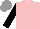 Silk - Pink, black sleeves, grey cap