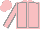 Silk - Pink, grey seams, pink, grey seams sleeves, pink cap