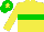 Silk - Yellow body, big-green hoop, big-green cap, yellow star