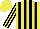 Silk - Yellow body, black striped, yellow arms, black striped, yellow cap, black striped