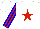 Silk - White, red star, red and blue striped sleeves, white cap