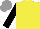 Silk - Yellow, black sleeves, grey cap