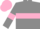 Silk - Grey, Pink hoop, armlets and cap