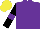 Silk - Purple, black sleeves, purple armlets, yellow cap